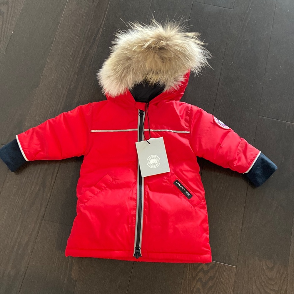 Canada Goose Baby Reese Jacket red 0-3 months